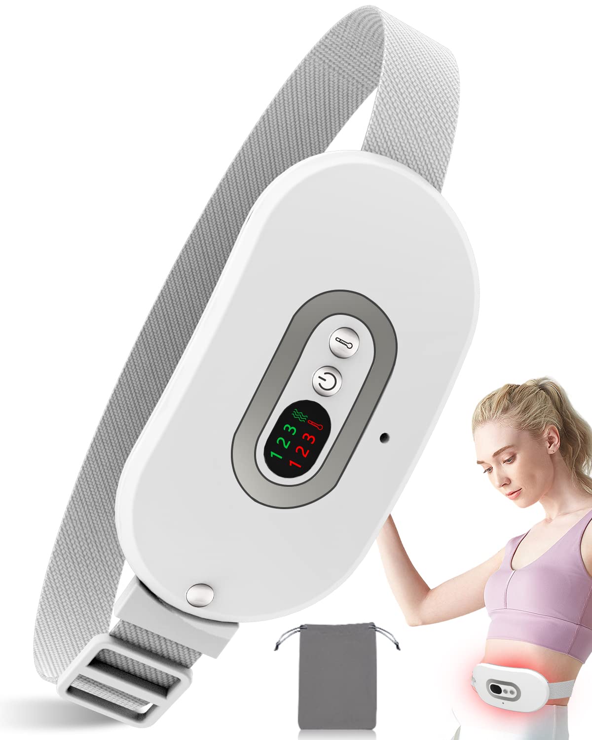 Hot belt electric heating Portable cordless vibration uterine heating hot small uterine hot heating pad belt for wearable waist heating anniversary білий
Hot belt electric heating Portable cordless vibration uterine heating hot small uterine hot heating pad belt for wearable waist heating anniversary білий
