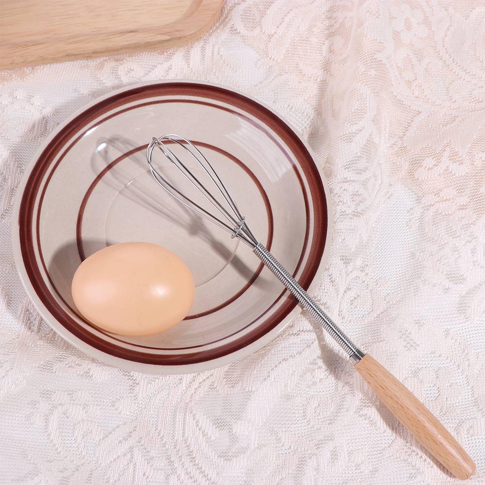 Useful Mini Egg Whisk Wooden Handle Hand Egg Beater Pastry Tools Stainless Steel Egg Beater Home Stainless Steel
Useful Mini Egg Whisk Wooden Handle Hand Egg Beater Pastry Tools Stainless Steel Egg Beater Home Stainless Steel