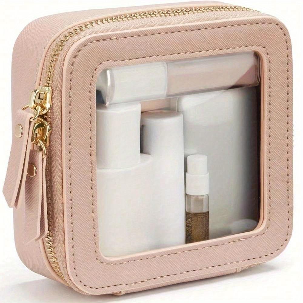 1pc Clear Small Cosmetic Bag For Purse Clear Mini Makeup Bag For School Cute Clear Make Up Pouch For Travel Tiny Leather White Make Up Pink Small Transparent PU різнокольоровий
1pc Clear Small Cosmetic Bag For Purse Clear Mini Makeup Bag For School Cute Clear Make Up Pouch For Travel Tiny Leather White Make Up Pink Small Transparent PU різнокольоровий