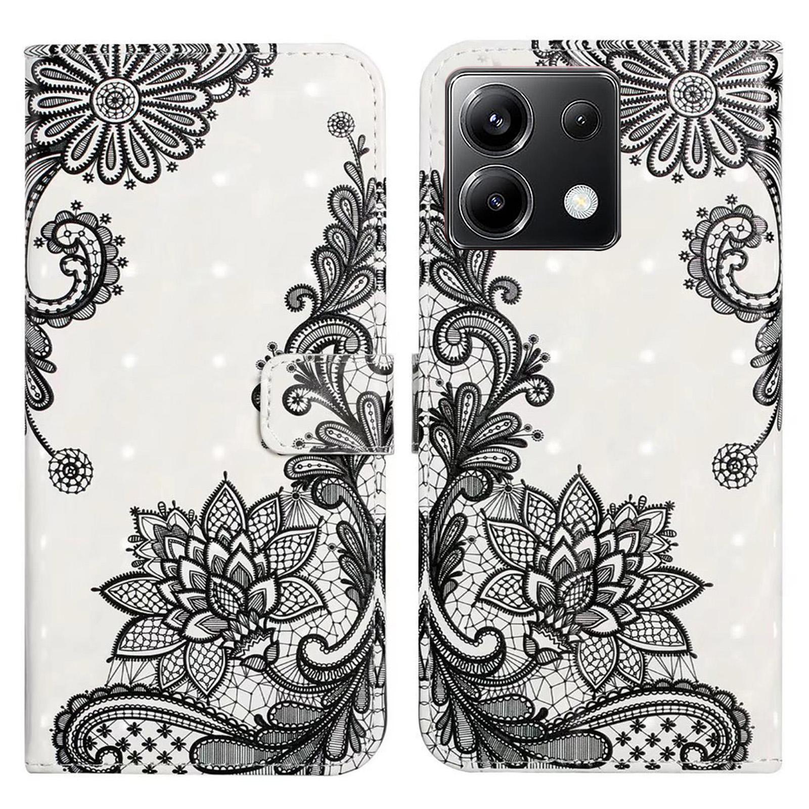 For Xiaomi Poco X6 5G/Redmi Note 13 Pro 5G Case 3D Creative Pattern PU Leather Stand Phone Cover Lace Flower
For Xiaomi Poco X6 5G/Redmi Note 13 Pro 5G Case 3D Creative Pattern PU Leather Stand Phone Cover Lace Flower