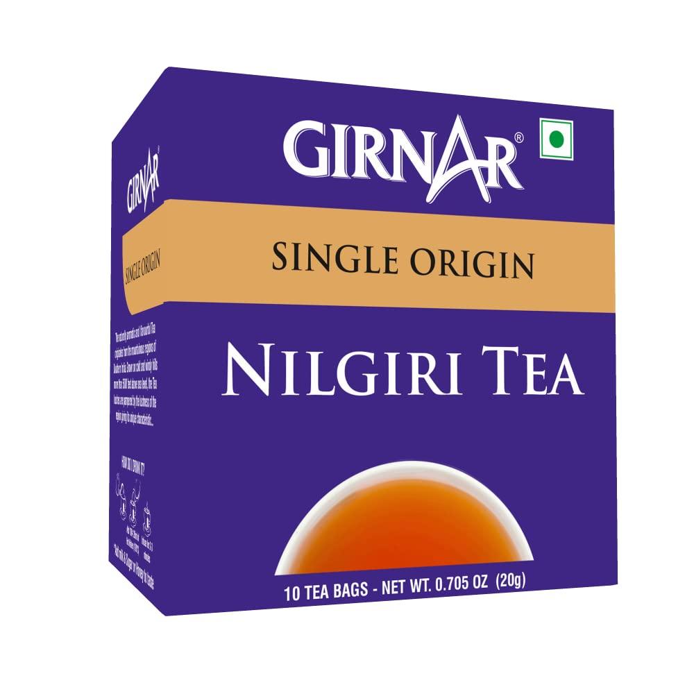 Girnar Nilgiri Tea Single Origin Black Tea Bags Natural Aroma Premium Everyday Brew Pack Of 1 For Home And Office 10 Tea Bags
Girnar Nilgiri Tea Single Origin Black Tea Bags Natural Aroma Premium Everyday Brew Pack Of 1 For Home And Office 10 Tea Bags