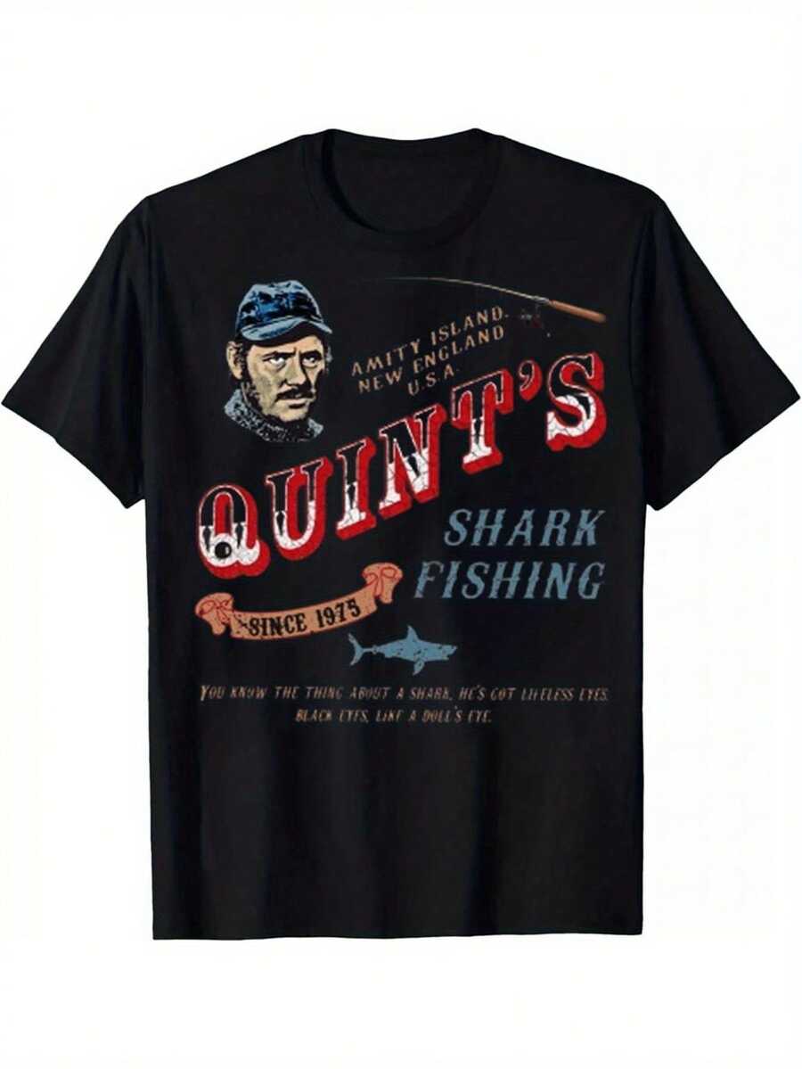 Unisex Retro Jaws Themed Printed T-Shirt-220g Heavyweight Fabric, Black Retro Design, Printed With S разноцветный
Unisex Retro Jaws Themed Printed T-Shirt-220g Heavyweight Fabric, Black Retro Design, Printed With S разноцветный