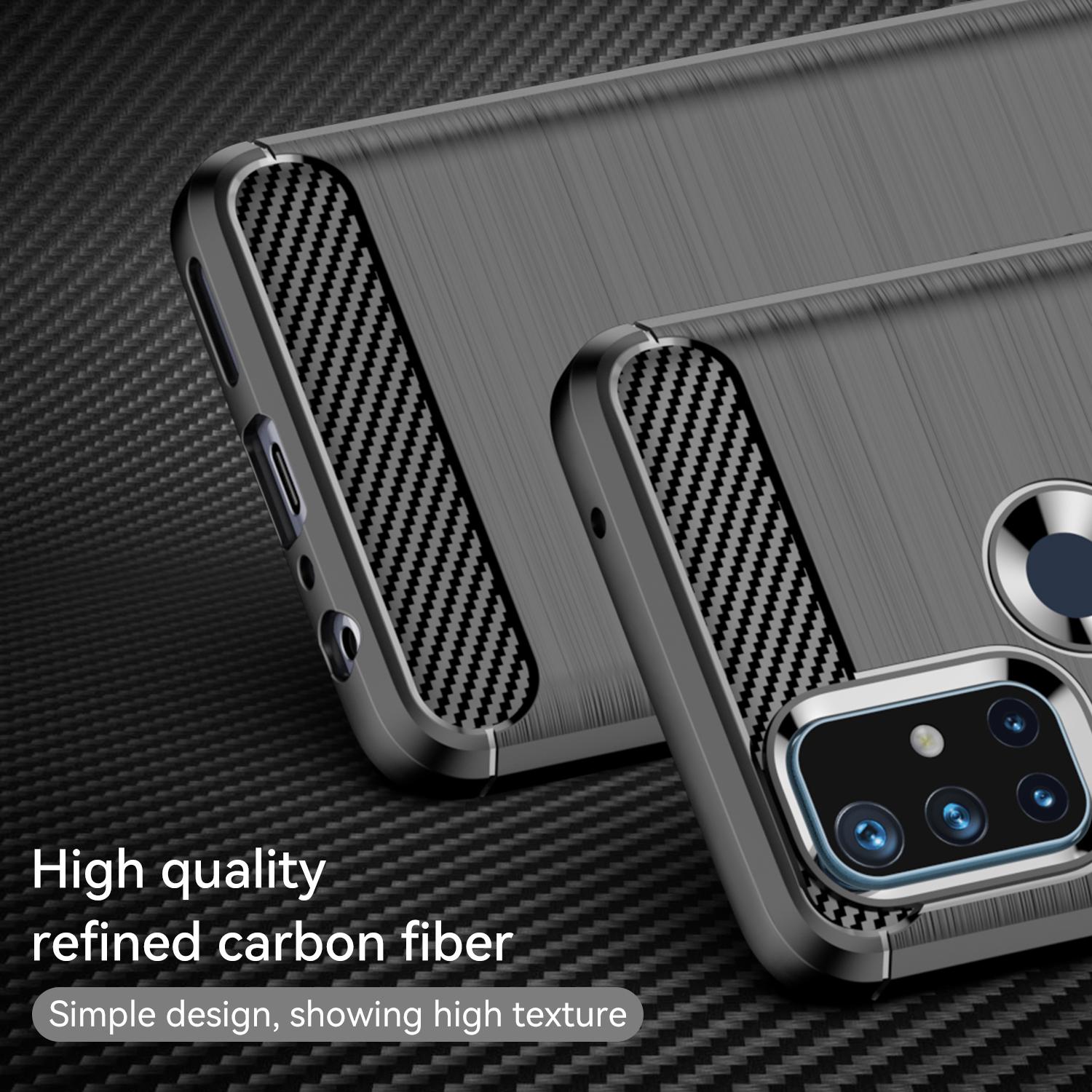 1.8mm Air Cushion Design TPU Case Stain Prevention Phone Cover with Carbon Fiber Texture Brushed Surface for OnePlus Nord N10 5G Black
1.8mm Air Cushion Design TPU Case Stain Prevention Phone Cover with Carbon Fiber Texture Brushed Surface for OnePlus Nord N10 5G Black