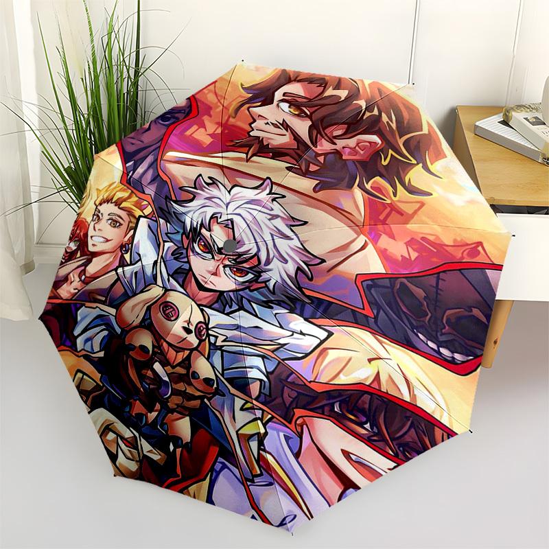 1pc Outdoor Umbrella with Hunter x Hunter Characters, Automatic Opening/Closing, Portable 3-Fold Design, 8-Rib Iron Frame, Perfect Gift for Fans, Trav
1pc Outdoor Umbrella with Hunter x Hunter Characters, Automatic Opening/Closing, Portable 3-Fold Design, 8-Rib Iron Frame, Perfect Gift for Fans, Trav