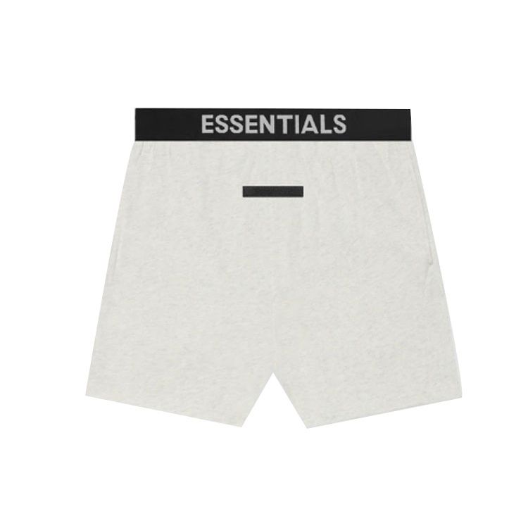 Fear Of God Essentials SS21 Series Lounge Short Light Heather Oatmeal Color Block Logo Print Simple Mid Rise American Heavyweight Shorts FOG-SS21-606 M
Fear Of God Essentials SS21 Series Lounge Short Light Heather Oatmeal Color Block Logo Print Simple Mid Rise American Heavyweight Shorts FOG-SS21-606 M
