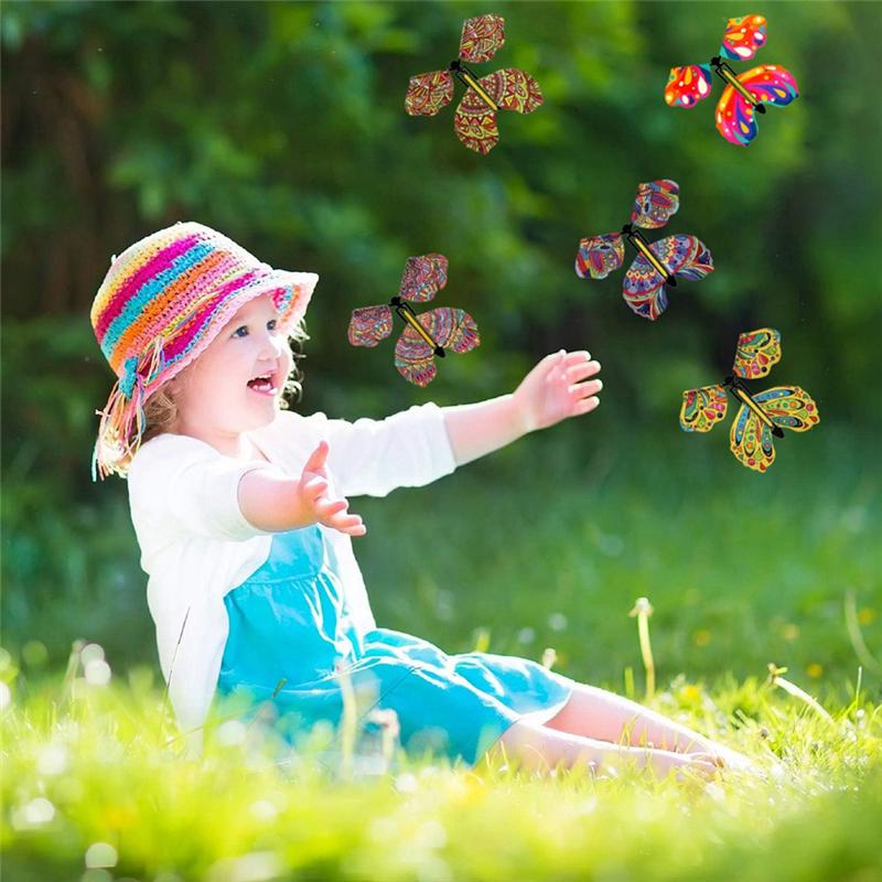 5PCS Flying Butterfly Surprise Insert Toys Rubber Band Powered Romantic For Surprise Wedding Birthday
5PCS Flying Butterfly Surprise Insert Toys Rubber Band Powered Romantic For Surprise Wedding Birthday