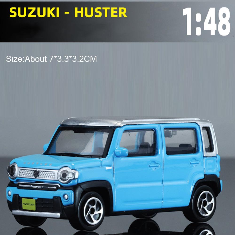 Масштаб 1:48 Іграшкова модель автомобіля Suzuki Hustler, литий під тиском сплав, міцна, довговічна, інерційна, мініатюрні моделі транспортних засобів, подарунки для хлопчиків синій
Масштаб 1:48 Іграшкова модель автомобіля Suzuki Hustler, литий під тиском сплав, міцна, довговічна, інерційна, мініатюрні моделі транспортних засобів, подарунки для хлопчиків синій