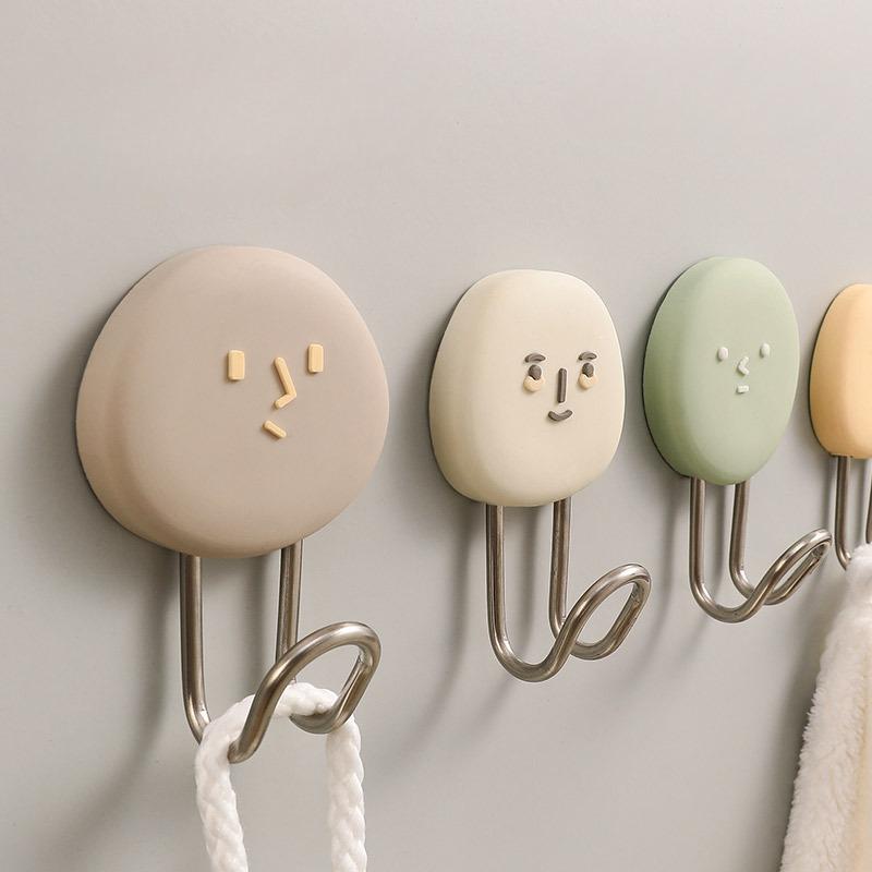 Cartoon Hook, Strong Load-bearing, No Need for Punching, No Trace Adhesive, Behind Bathroom and Kitchen Doors, Adhesive Backed Hook
Cartoon Hook, Strong Load-bearing, No Need for Punching, No Trace Adhesive, Behind Bathroom and Kitchen Doors, Adhesive Backed Hook
