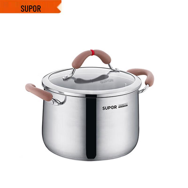 Supor Xincai Little Red Circle 304 Stainless Steel Soup Pot
Supor Xincai Little Red Circle 304 Stainless Steel Soup Pot