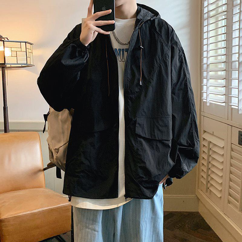 Summer Windbreaker: Quick-Dry Hooded Sports Jacket with Sun Protection S чёрный
Summer Windbreaker: Quick-Dry Hooded Sports Jacket with Sun Protection S чёрный