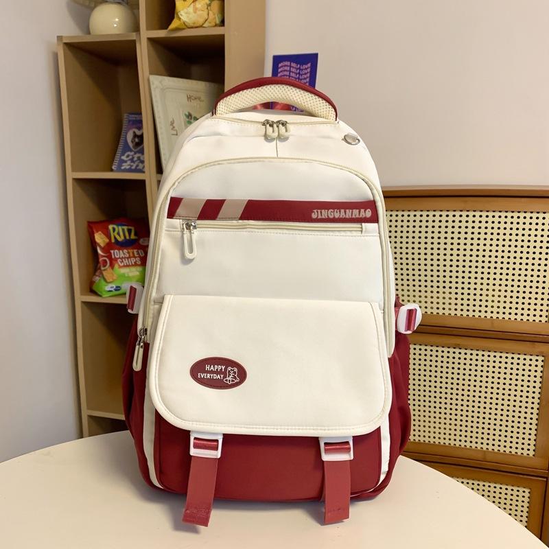 Рюкзак для старшеклассниц большой вместимости, женский, высококачественный, универсальный, повседневный, снижающий нагрузку на позвоночник красный
Рюкзак для старшеклассниц большой вместимости, женский, высококачественный, универсальный, повседневный, снижающий нагрузку на позвоночник красный