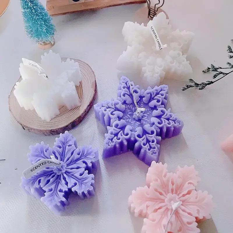 3D Рождественская Снежинка Силиконовые Формы Для Свечей DIY Мыло Ручной Работы Шоколадный Торт Украшения Форма Для Выпечки Подарок На Рождественскую Вечеринку
3D Рождественская Снежинка Силиконовые Формы Для Свечей DIY Мыло Ручной Работы Шоколадный Торт Украшения Форма Для Выпечки Подарок На Рождественскую Вечеринку