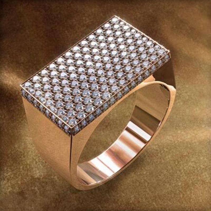 Gold-Plated Micro-Inlaid Zircon Full Diamond Men s Hip-Hop Ring Size 11 розового золота
Gold-Plated Micro-Inlaid Zircon Full Diamond Men s Hip-Hop Ring Size 11 розового золота