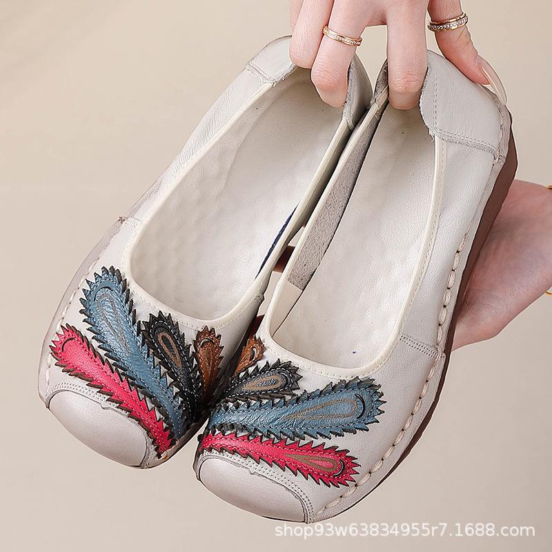 Женские повседневные кожаные мокасины, удобные нескользящие туфли для ходьбы, деловые рабочие мокасины, легкие мягкие балетки 40
Женские повседневные кожаные мокасины, удобные нескользящие туфли для ходьбы, деловые рабочие мокасины, легкие мягкие балетки 40