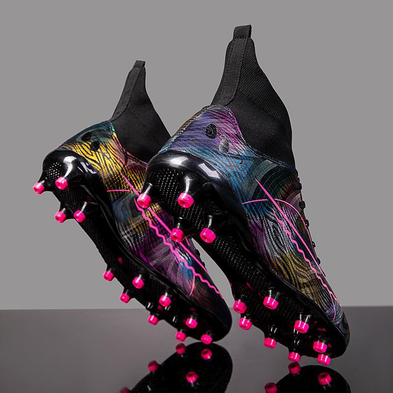 Student high-top football shoes AG long broken nails Boys and girls high-top socks Student competition Sports training Football spikes 36 чорний
Student high-top football shoes AG long broken nails Boys and girls high-top socks Student competition Sports training Football spikes 36 чорний