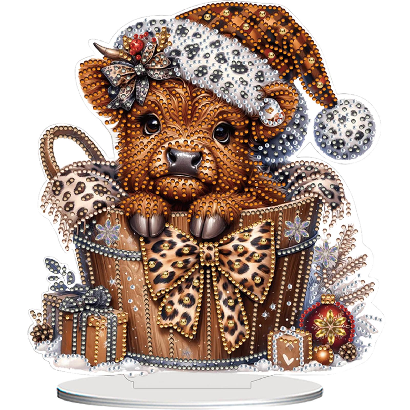 2D/Flat Christmas Yak DIY Table Top Diamond Painting Ornament Kits 5D DIY Diamond Art Tabletop Decorations for Adults Beginner
2D/Flat Christmas Yak DIY Table Top Diamond Painting Ornament Kits 5D DIY Diamond Art Tabletop Decorations for Adults Beginner