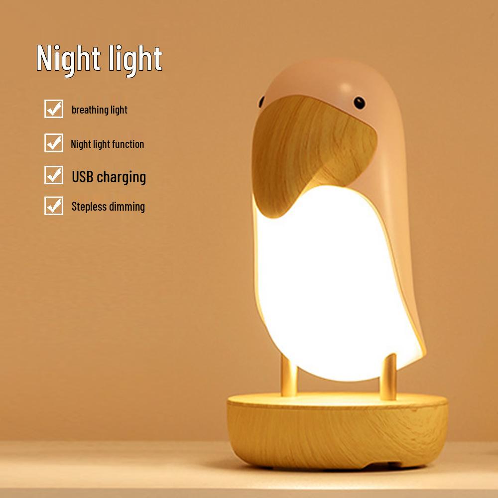 Деревянный ночник-птичка с Bluetooth-динамиком – Перезаряжаемый через USB светодиодный атмосферный светильник для детской спальни 2.7W
Деревянный ночник-птичка с Bluetooth-динамиком – Перезаряжаемый через USB светодиодный атмосферный светильник для детской спальни 2.7W
