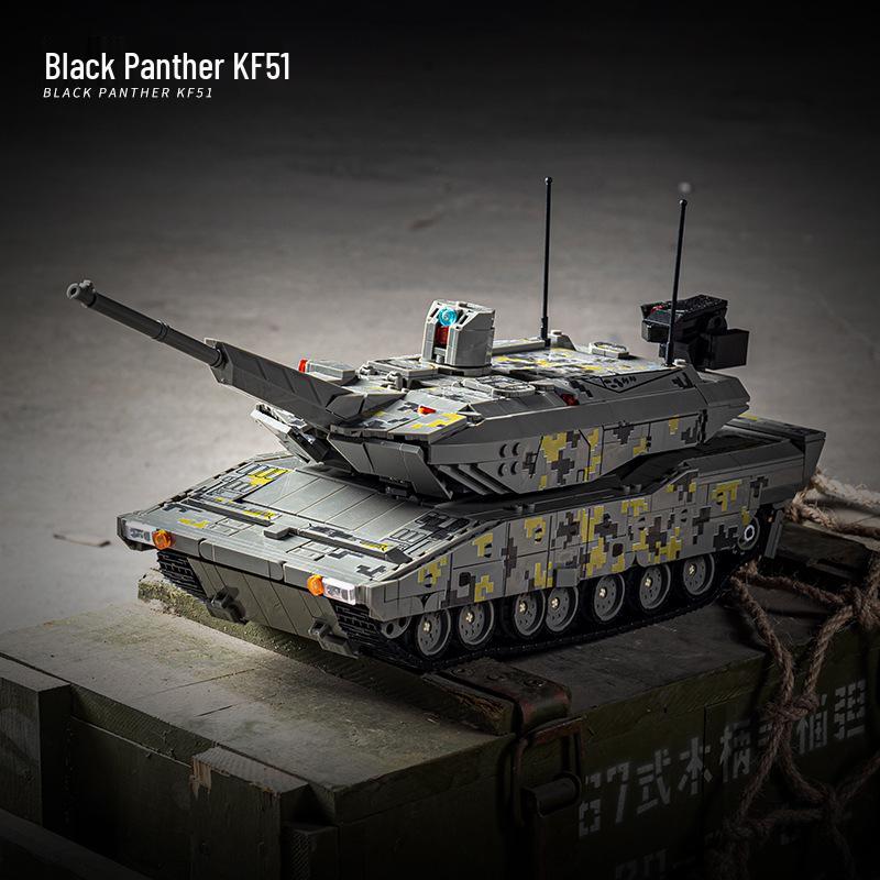 Танк с дистанционным управлением Panther KF51 Armata T14 четвертого поколения, игрушка-конструктор
Танк с дистанционным управлением Panther KF51 Armata T14 четвертого поколения, игрушка-конструктор