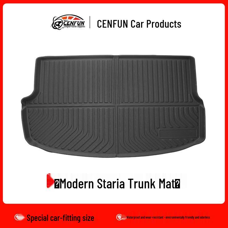 Hyundai Staria TPE Eco-friendly, Odorless, Waterproof, Wear-resistant Trunk Mat No Specification
Hyundai Staria TPE Eco-friendly, Odorless, Waterproof, Wear-resistant Trunk Mat No Specification
