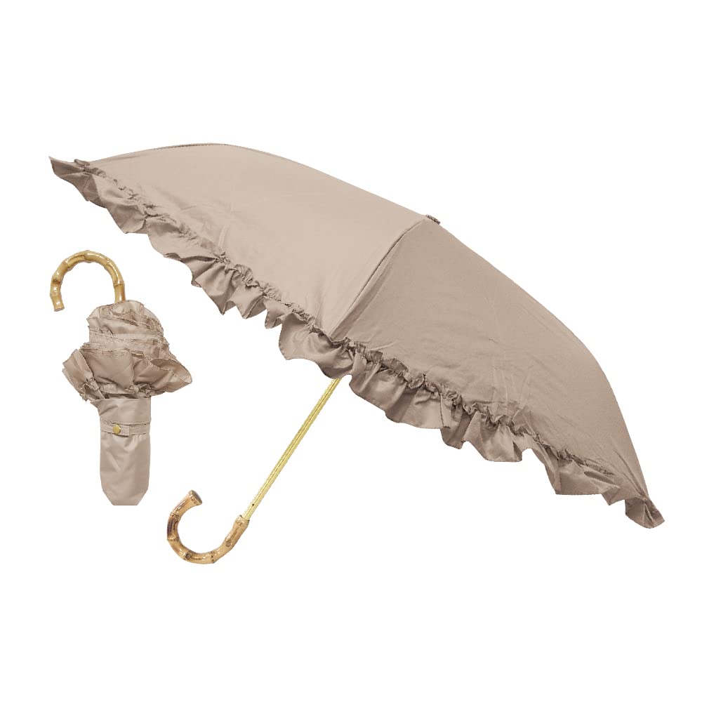 Kamio Japan Pink Trick Rain or Fully Folding Ivory 787262 Parasol, Shine, Shade, Round, 3-Section Umbrella, Frilled, Greige, 50cm,
Kamio Japan Pink Trick Rain or Fully Folding Ivory 787262 Parasol, Shine, Shade, Round, 3-Section Umbrella, Frilled, Greige, 50cm,