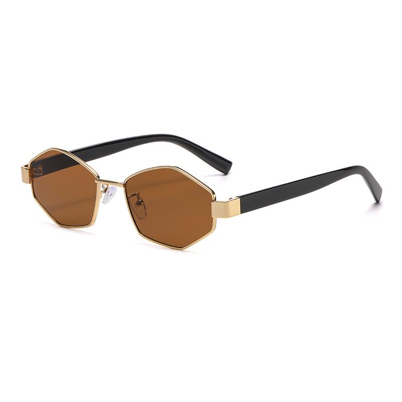 New Fashion Polygonal Metal Frame sun glasses Neutral Fashion Trend Sunscreen sun glasses UV400 Outdoor Outing Driving Glasses for daily use as picture
New Fashion Polygonal Metal Frame sun glasses Neutral Fashion Trend Sunscreen sun glasses UV400 Outdoor Outing Driving Glasses for daily use as picture