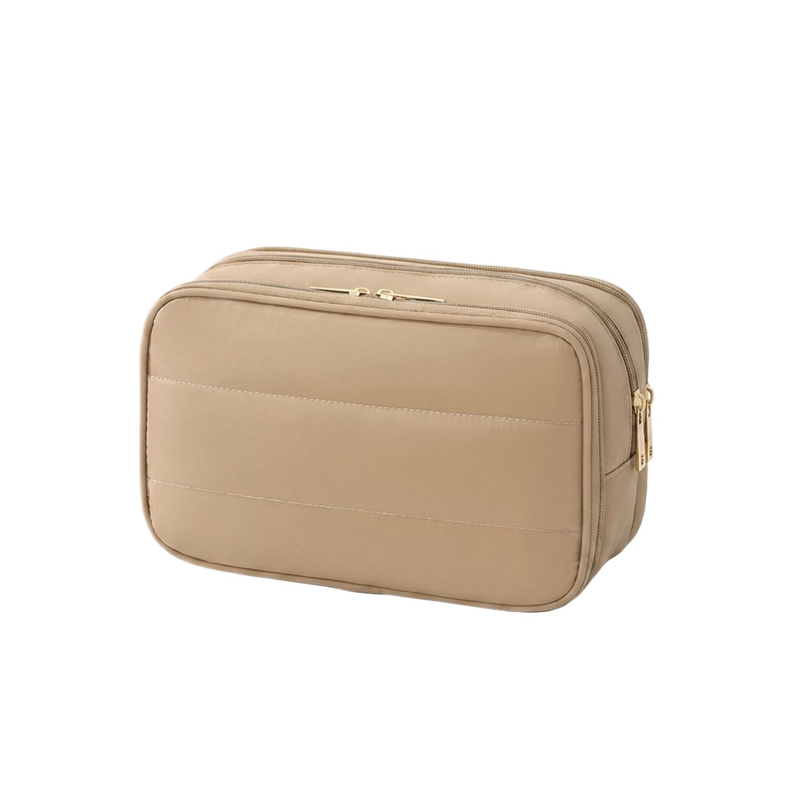 Travel Makeup Bag Portable Toiletry Organizer Double Zipper Compartments Lightweight Durable Storage Case with Handle for Cosmetics Accessories one size хаки
Travel Makeup Bag Portable Toiletry Organizer Double Zipper Compartments Lightweight Durable Storage Case with Handle for Cosmetics Accessories one size хаки
