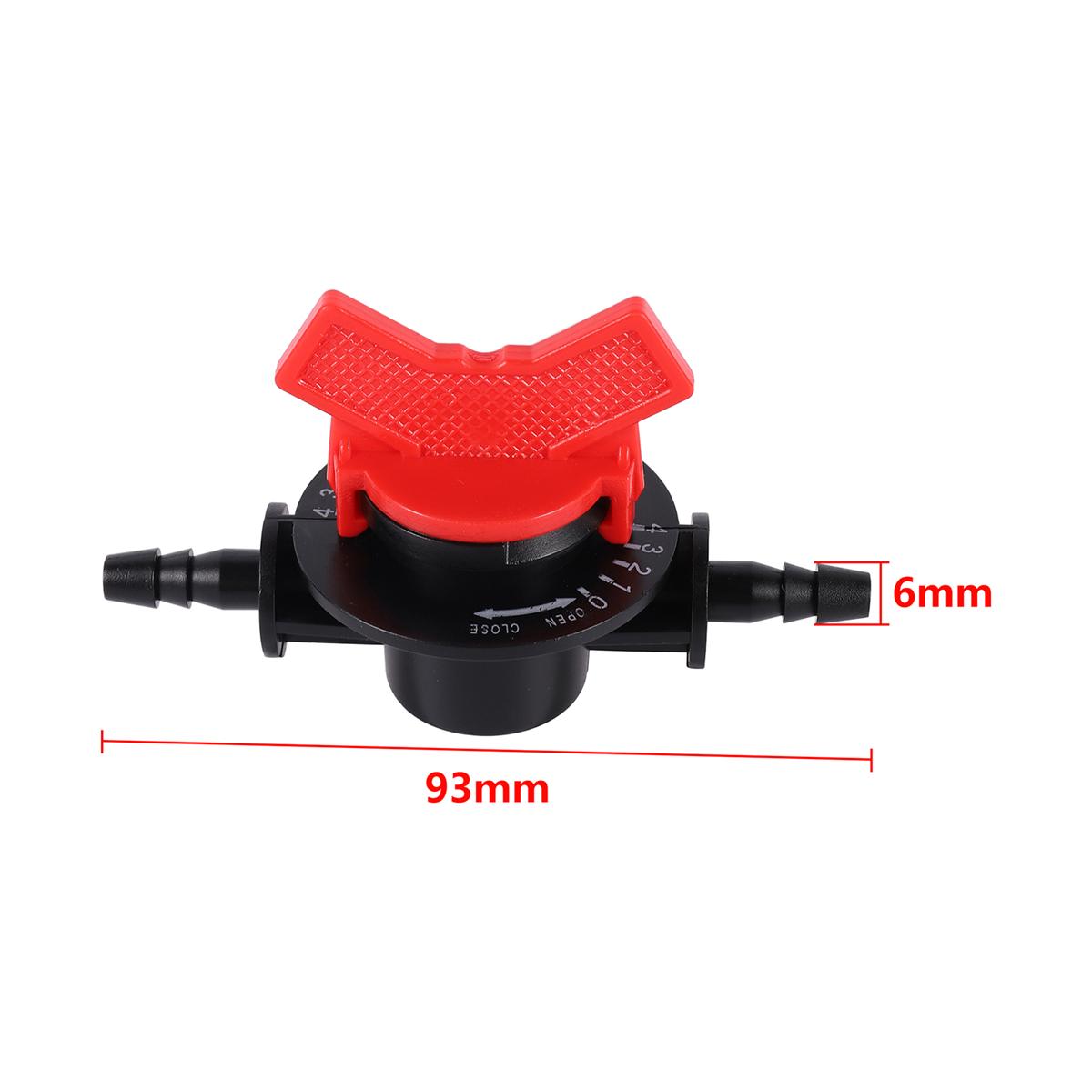 4-Speed Adjustable Water Flow Control Valve Garden Agriculture Irrigation 6mm Hose Switch Fertilizer Injector Fittings 1/5Pcs (as the picture,1Pc)
4-Speed Adjustable Water Flow Control Valve Garden Agriculture Irrigation 6mm Hose Switch Fertilizer Injector Fittings 1/5Pcs (as the picture,1Pc)