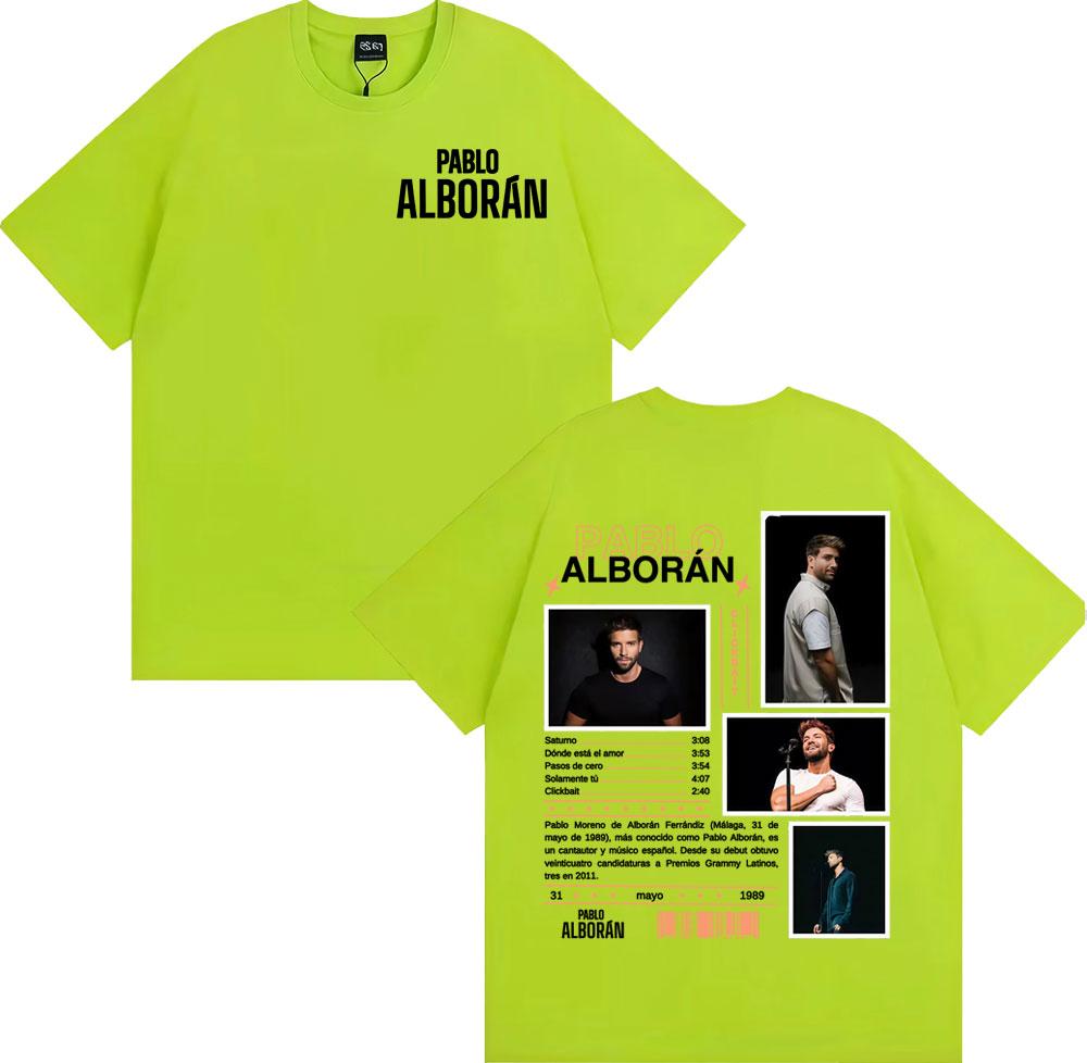 Singer Pablo Alboran Clickbait Album Cover Tshirts Unisexs Clothing Harajuku Hip Hop Street T Shirt Casual Comfort Loose Tshirt 4XL
Singer Pablo Alboran Clickbait Album Cover Tshirts Unisexs Clothing Harajuku Hip Hop Street T Shirt Casual Comfort Loose Tshirt 4XL