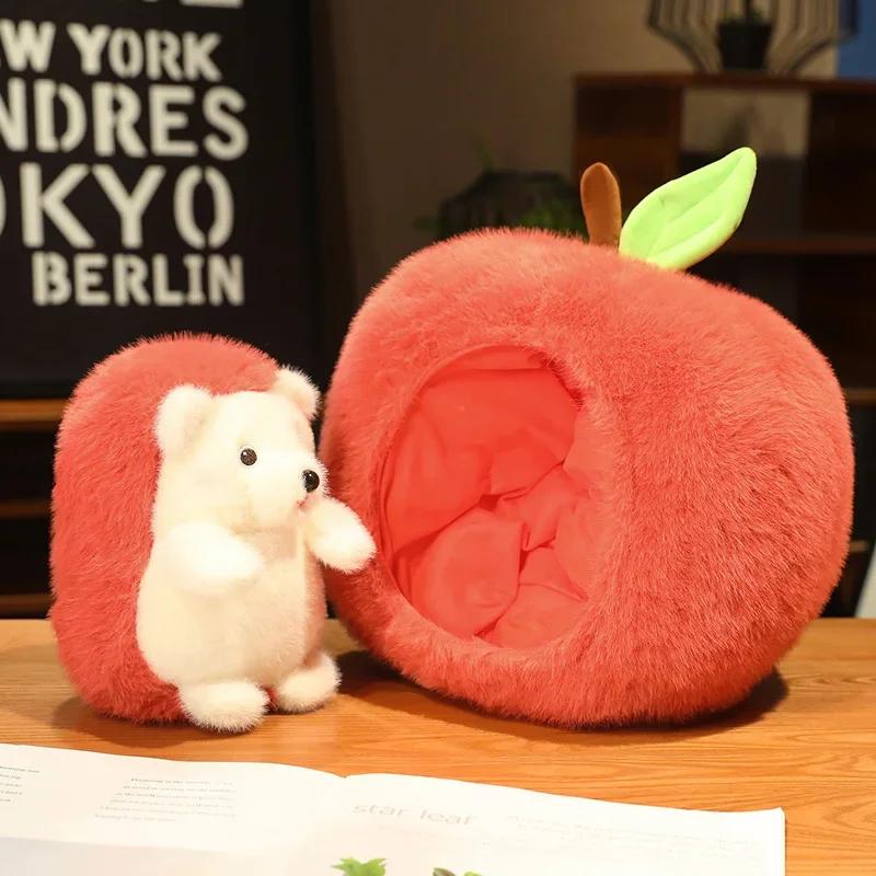 Плюшевые игрушки «Ежики воровства еды», съемные ежики с плюшевой подушкой «Яблоко», подарки на день детей для девочек и мальчиков 25x30cm
Плюшевые игрушки «Ежики воровства еды», съемные ежики с плюшевой подушкой «Яблоко», подарки на день детей для девочек и мальчиков 25x30cm