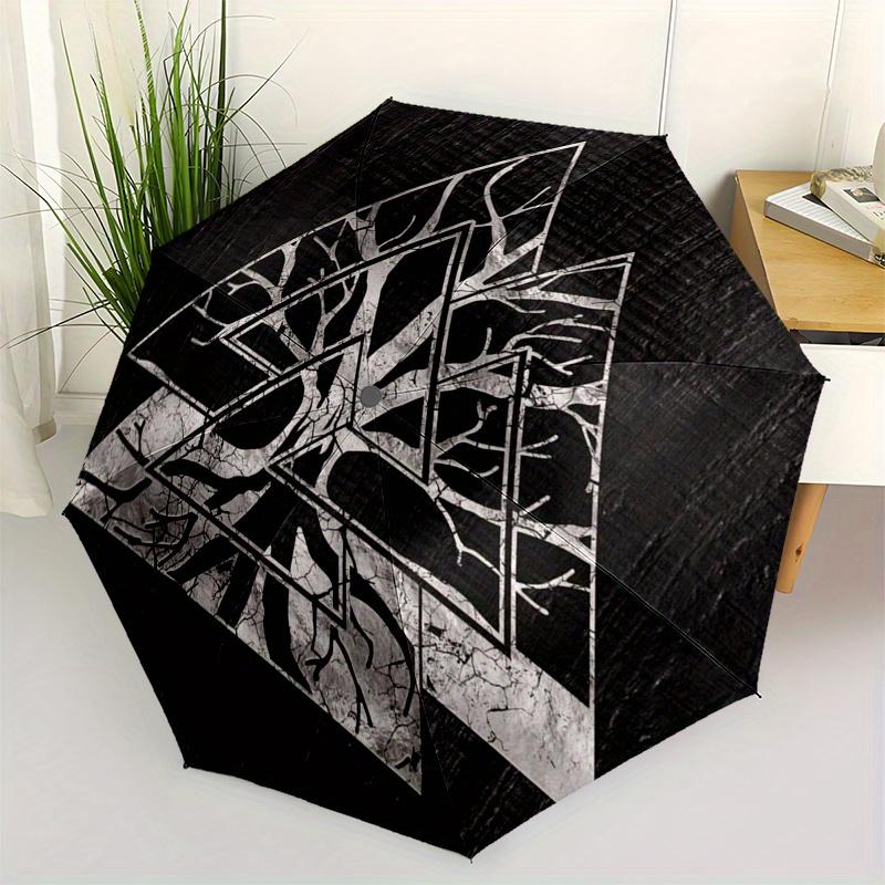 Triangular Tree of Life Wall Art: Black and White Minimalist Decor Umbrella, Cute Umbrella with Cute Design, Portable 3-Fold Compact Umbrella for Me
Triangular Tree of Life Wall Art: Black and White Minimalist Decor Umbrella, Cute Umbrella with Cute Design, Portable 3-Fold Compact Umbrella for Me