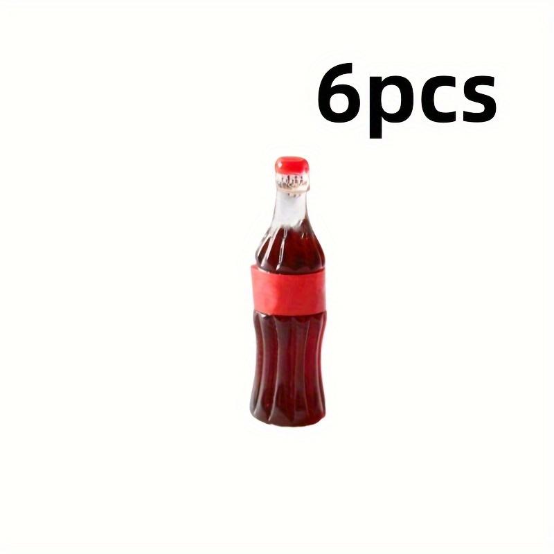 6-piece set of miniature cola bottle models - realistic dollhouse beverage accessories, mixed colors, ABS material, used for hom
6-piece set of miniature cola bottle models - realistic dollhouse beverage accessories, mixed colors, ABS material, used for hom