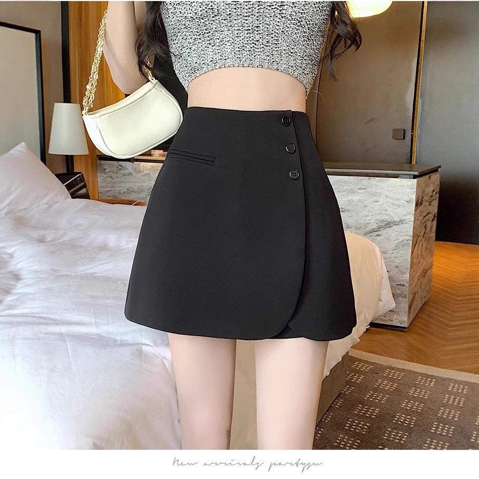 High-Waist Korean Style Irregular A-line Skirt with Shorts - Women s Summer 2025 Slimming Black Midi 4XL
High-Waist Korean Style Irregular A-line Skirt with Shorts - Women s Summer 2025 Slimming Black Midi 4XL