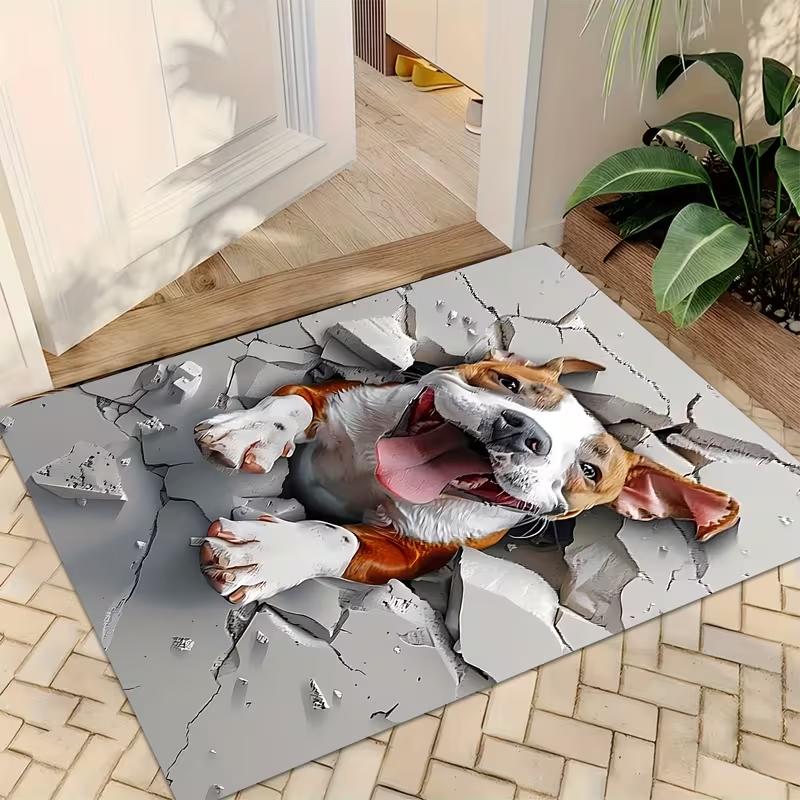 Realistic Puppy Breaking Wall Effect Door Mat Living Room Front Door Bathroom Room Door Entrance Versatile Artifact Door Mat 30x50cm
Realistic Puppy Breaking Wall Effect Door Mat Living Room Front Door Bathroom Room Door Entrance Versatile Artifact Door Mat 30x50cm
