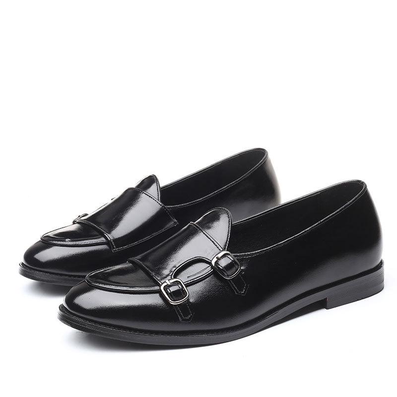 European Station Leather Loafers with Double Buckle and Fashion Belt 41 чёрный
European Station Leather Loafers with Double Buckle and Fashion Belt 41 чёрный