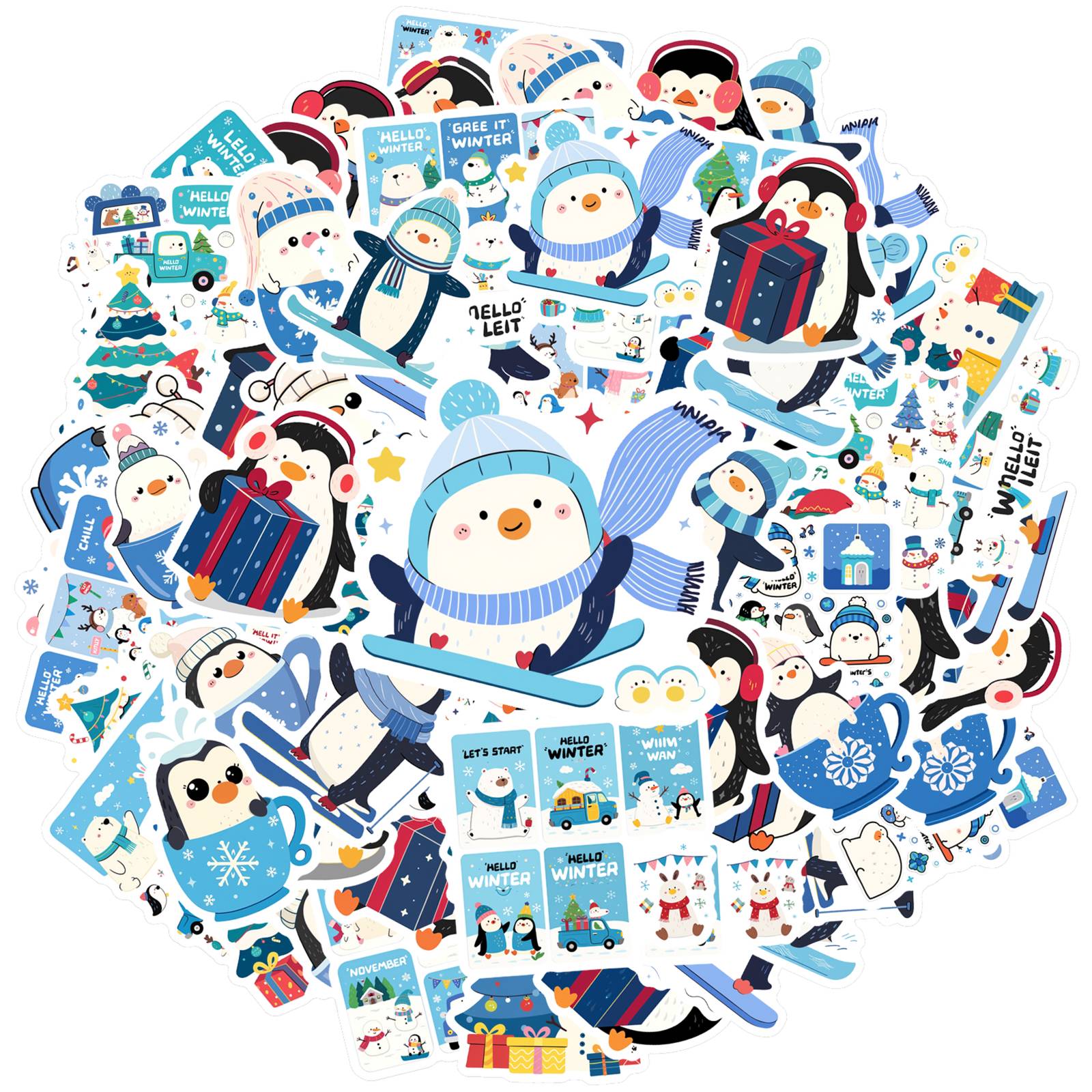 35pcs Festive Christmas Stickers Whimsical Snow Christmas Stickers Winter Stickers For Suitcase Fridge Phone Luggage Laptop DIY
35pcs Festive Christmas Stickers Whimsical Snow Christmas Stickers Winter Stickers For Suitcase Fridge Phone Luggage Laptop DIY