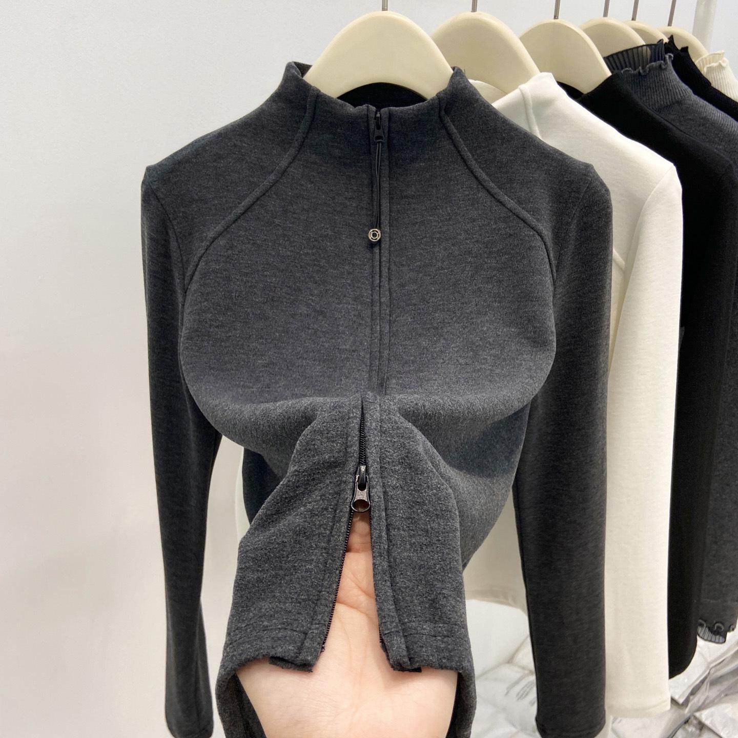 Women s Slim Fit Double-Sided Velvet Stand Collar Cardigan for Fall/Winter Extra Large темно-сірий
Women s Slim Fit Double-Sided Velvet Stand Collar Cardigan for Fall/Winter Extra Large темно-сірий