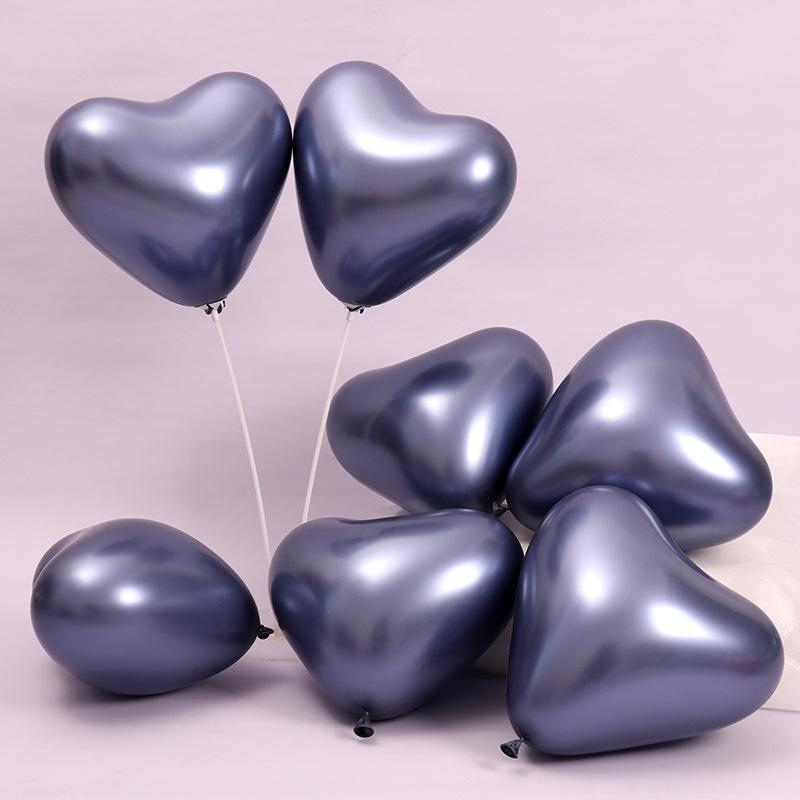 10/20/50pcs Metal Chromium Balloons Thickened Heart Love Metallic Gold Latex Helium Balloon Wedding Birthday Christmas Decor 12inch 10pcs сірий
10/20/50pcs Metal Chromium Balloons Thickened Heart Love Metallic Gold Latex Helium Balloon Wedding Birthday Christmas Decor 12inch 10pcs сірий
