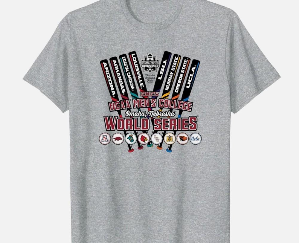 Men_s College World Series 2025 NCAA Baseball 8-Team Bats T-Shirt 3XL
Men_s College World Series 2025 NCAA Baseball 8-Team Bats T-Shirt 3XL