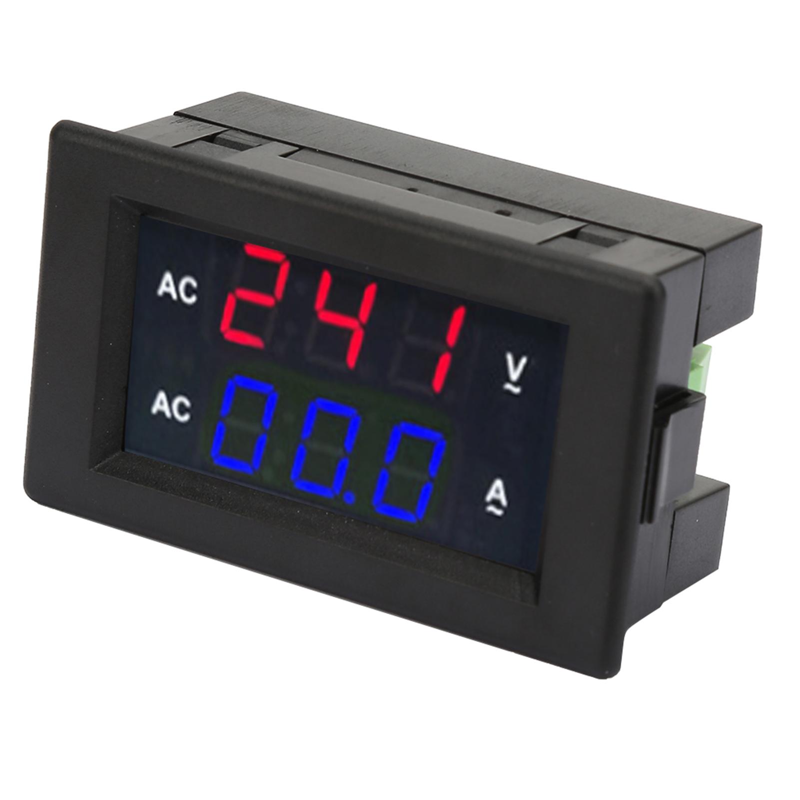 LED Digital Display AC 100 300V Voltmeter 0 50A Ampere Meter(Red bluE)
LED Digital Display AC 100 300V Voltmeter 0 50A Ampere Meter(Red bluE)