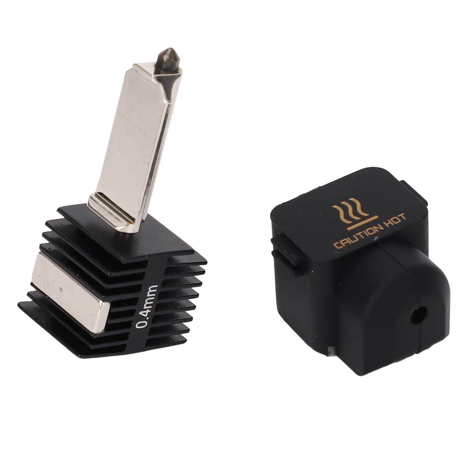 3D Printer Hotend Replacement 0.4mm Hardened Steel Nozzle Magnetic Suction Hotend Kit with Silicone
3D Printer Hotend Replacement 0.4mm Hardened Steel Nozzle Magnetic Suction Hotend Kit with Silicone