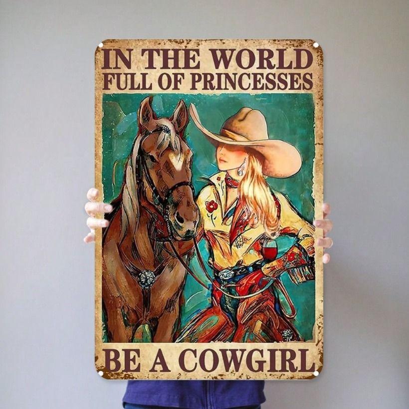 Metal Poster Wall Art Vintage Cowboy and Girl for Bar Ranch Rectangular Tin Sign 30x40
Metal Poster Wall Art Vintage Cowboy and Girl for Bar Ranch Rectangular Tin Sign 30x40