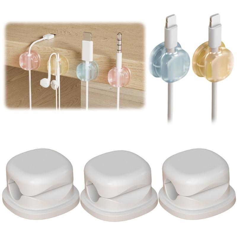 4pcs Spring Cord Organizer Holder - Compact Desk Cable Management Clips,Slot Adhesive Wire Organizer for Nightstand Phone Charging Cord 4pcs білий
4pcs Spring Cord Organizer Holder - Compact Desk Cable Management Clips,Slot Adhesive Wire Organizer for Nightstand Phone Charging Cord 4pcs білий