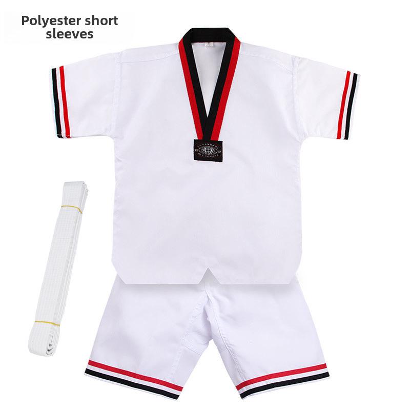 Дитяча та доросла форма для тхеквондо - довгі/короткі рукави, бавовна, унісекс, тренувальні штани для літа/осіні 110
Дитяча та доросла форма для тхеквондо - довгі/короткі рукави, бавовна, унісекс, тренувальні штани для літа/осіні 110