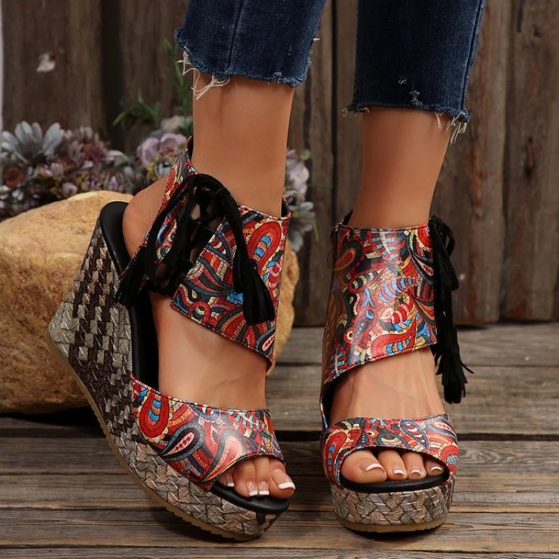 Модные римские сандалии женские летние новые с круглым носком, открытым носком, на платформе, с принтом, на боковой молнии, противоскользящие, износостойкие, супер каблуки 43 красный
Модные римские сандалии женские летние новые с круглым носком, открытым носком, на платформе, с принтом, на боковой молнии, противоскользящие, износостойкие, супер каблуки 43 красный