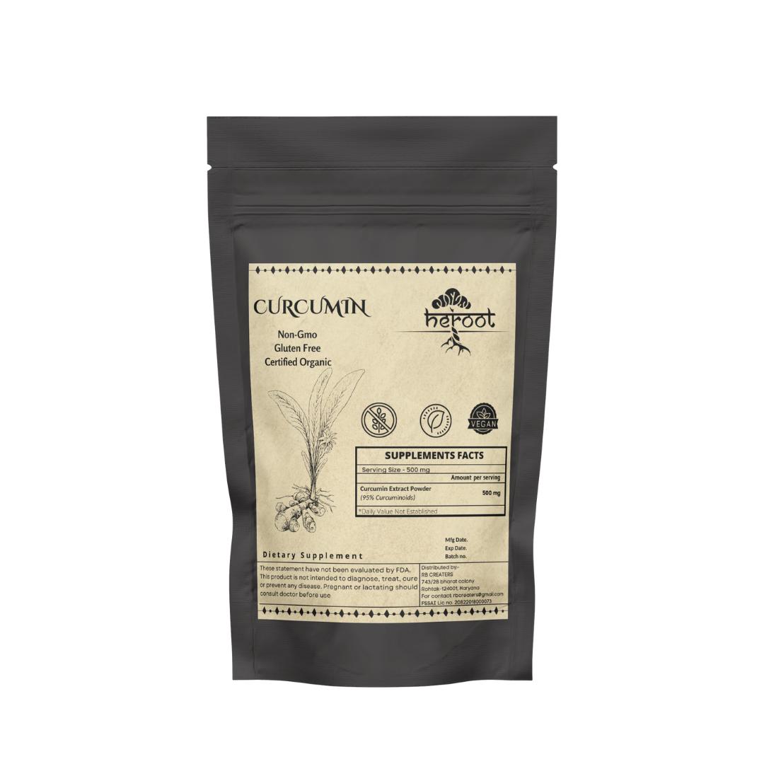 Heroot Turmeric Curcumin 95% 1000mg High Absorption Extra Strength Vegan Powder Pack=50 gm
Heroot Turmeric Curcumin 95% 1000mg High Absorption Extra Strength Vegan Powder Pack=50 gm