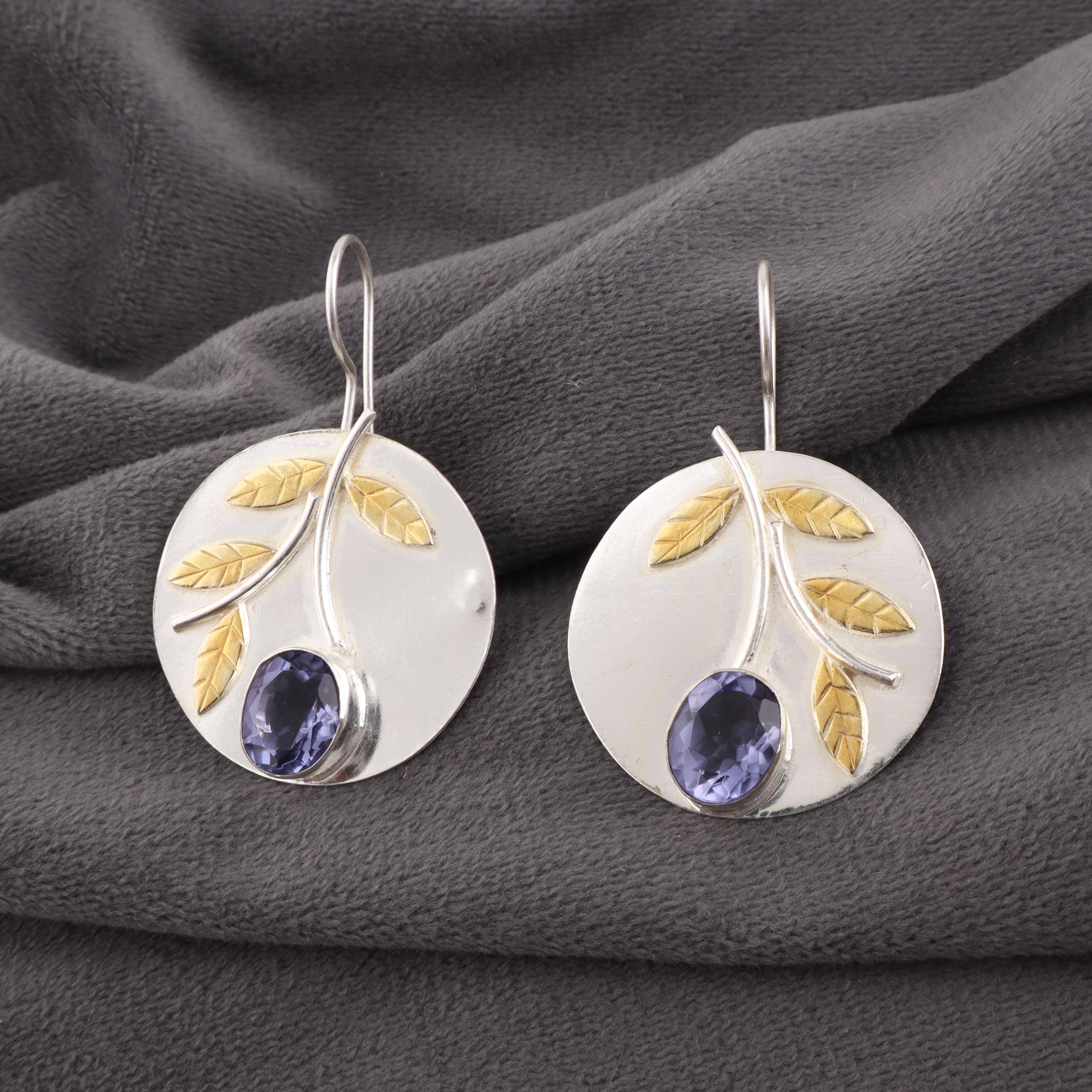 Iolite Earrings Gemstone Jewelry, 925 Solid Sterling Silver Earrings, Handmade Jewelry Birthstone Earrings, Gift For Her 1.73 Inches
Iolite Earrings Gemstone Jewelry, 925 Solid Sterling Silver Earrings, Handmade Jewelry Birthstone Earrings, Gift For Her 1.73 Inches