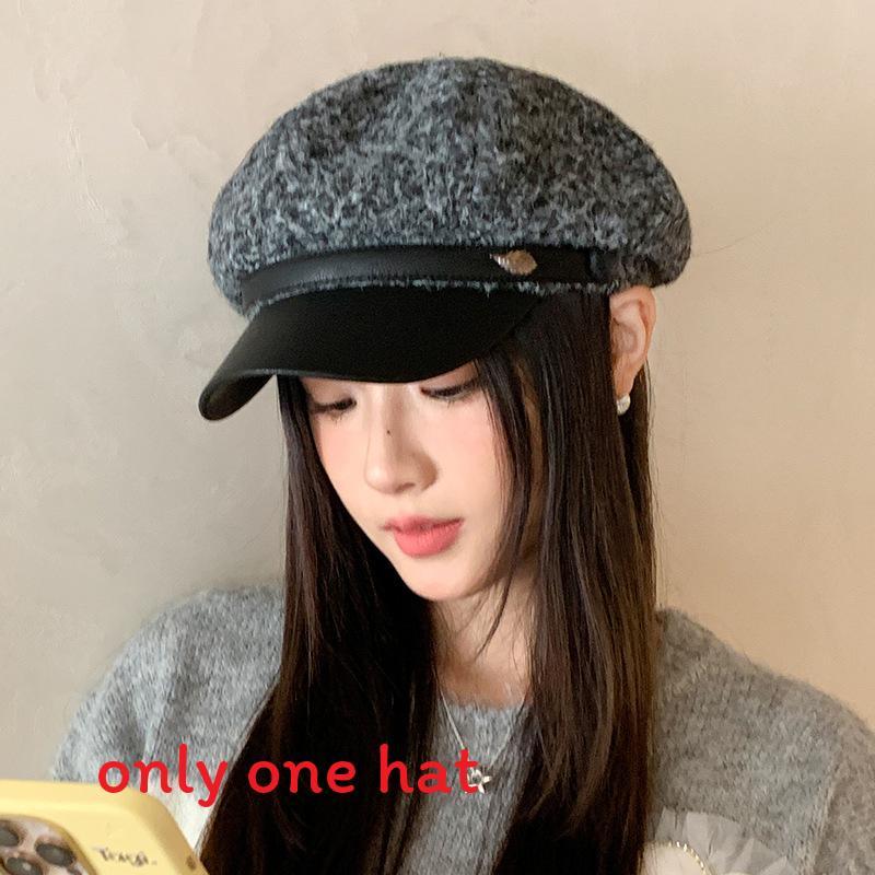 Classic Octagonal Hat For Women With Wool Fabric And Wide Brim For Winter And Fall Style темно-сірий
Classic Octagonal Hat For Women With Wool Fabric And Wide Brim For Winter And Fall Style темно-сірий