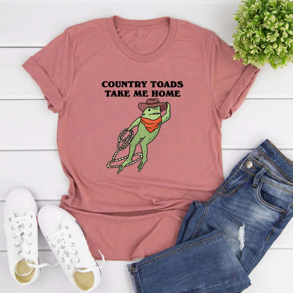 Ковбойская футболка с лягушкой, забавная рубашка в стиле вестерн Froggy, футболка Cottagecore Froggy, женская футболка с короткими рукавами, футболка Frog Lover, топы в стиле ретро S
Ковбойская футболка с лягушкой, забавная рубашка в стиле вестерн Froggy, футболка Cottagecore Froggy, женская футболка с короткими рукавами, футболка Frog Lover, топы в стиле ретро S