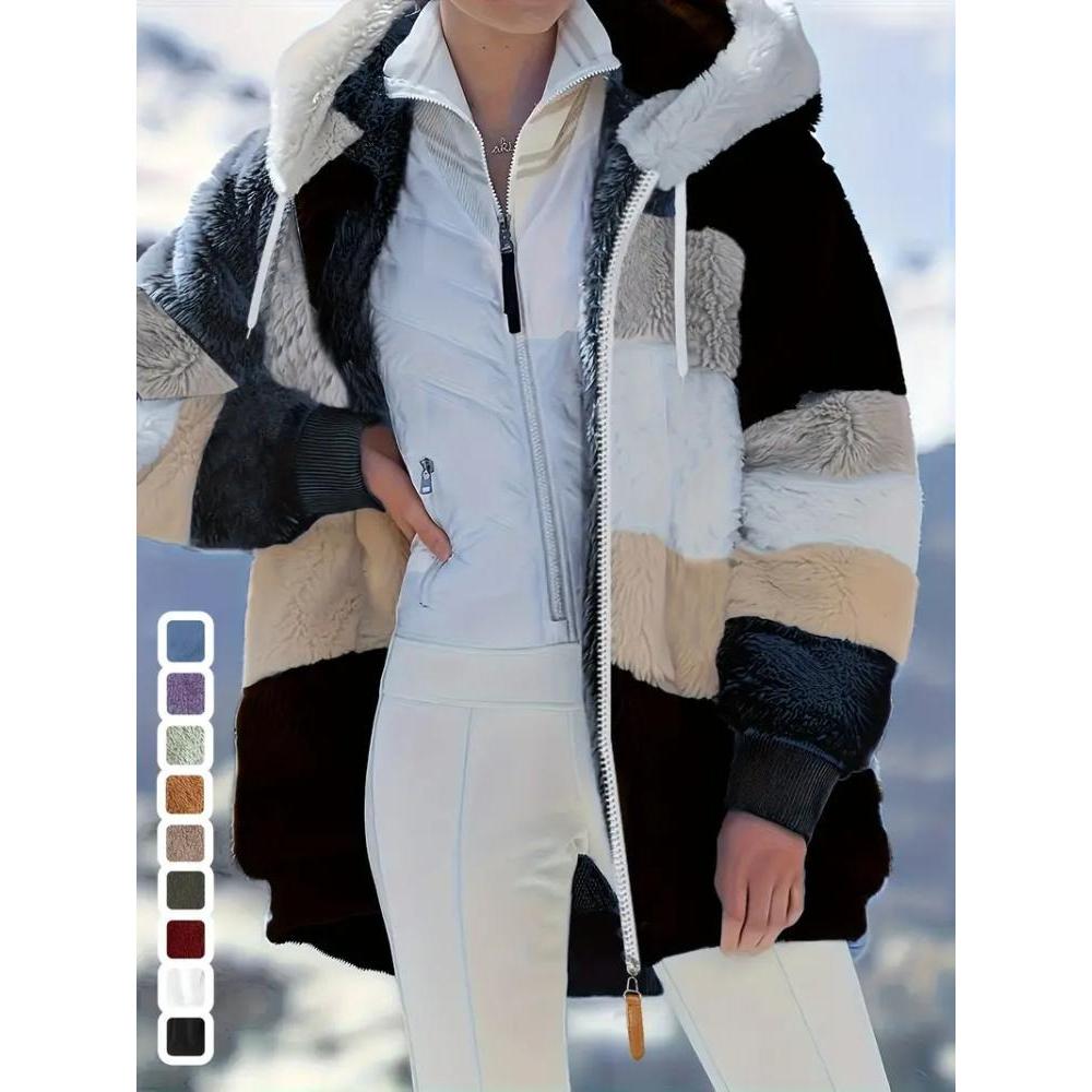 Елегантна флісова куртка з капюшоном та кишенями на блискавці для осені/зими 3XL чорний
Елегантна флісова куртка з капюшоном та кишенями на блискавці для осені/зими 3XL чорний