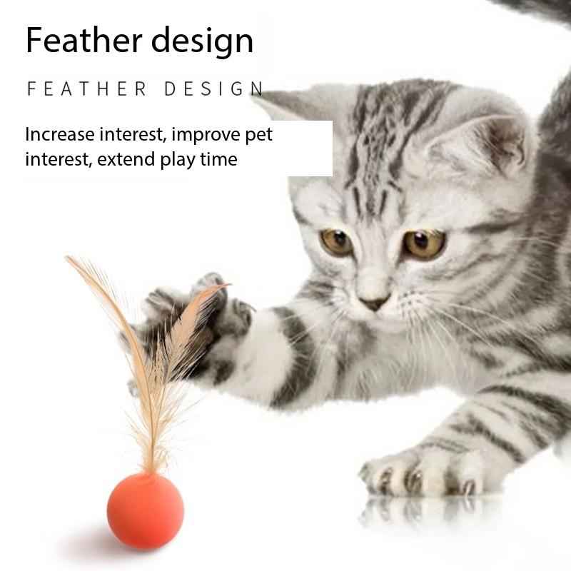Pet Stretch Ball With Feather Cat Toy Interactive Kitten Cat Teaser Ball High Rebound Cat Nibble Toy Ball Pet Supplies
Pet Stretch Ball With Feather Cat Toy Interactive Kitten Cat Teaser Ball High Rebound Cat Nibble Toy Ball Pet Supplies